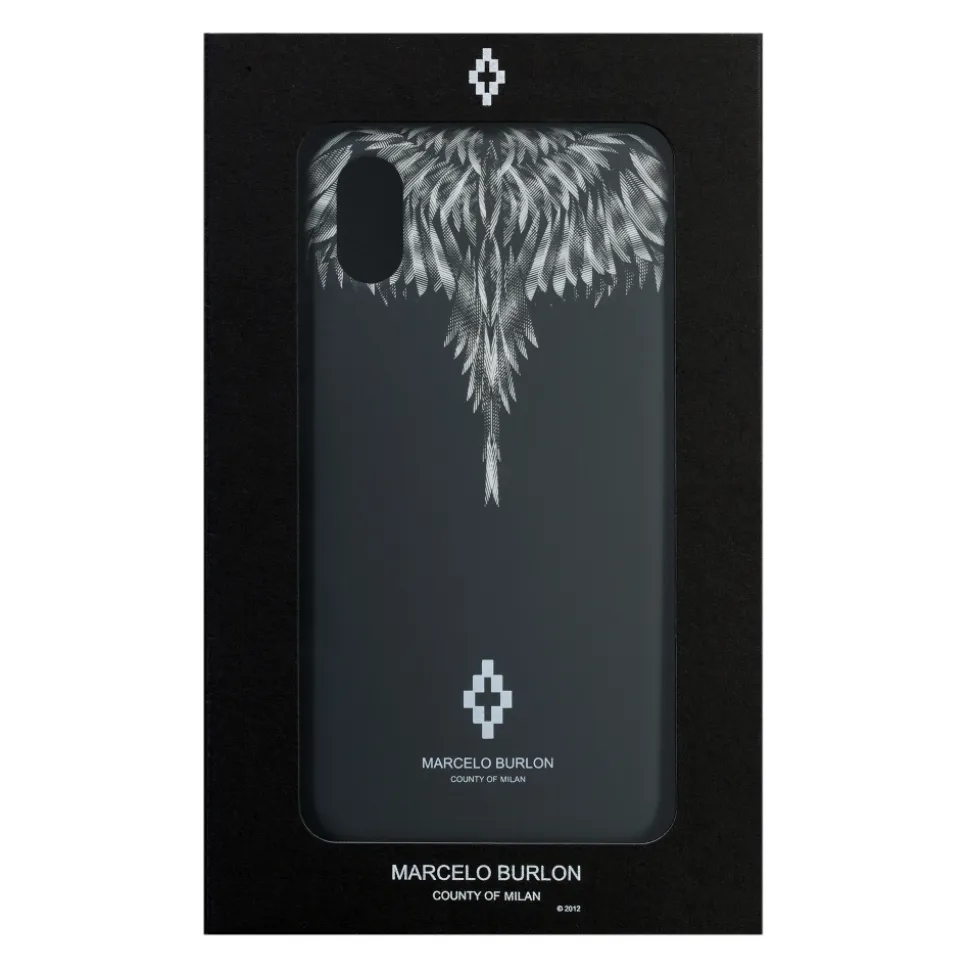 Marcelo Burlon - Sharp K BW Cover - iPhone XS Max - Apple - County of Milan - Printed Case - Avvenice