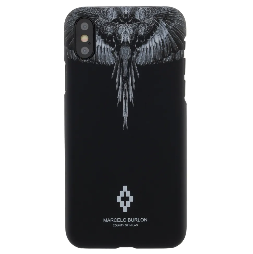 Marcelo Burlon - Silver Wings Cover - iPhone 11 - Apple - County of Milan - Printed Case - Avvenice