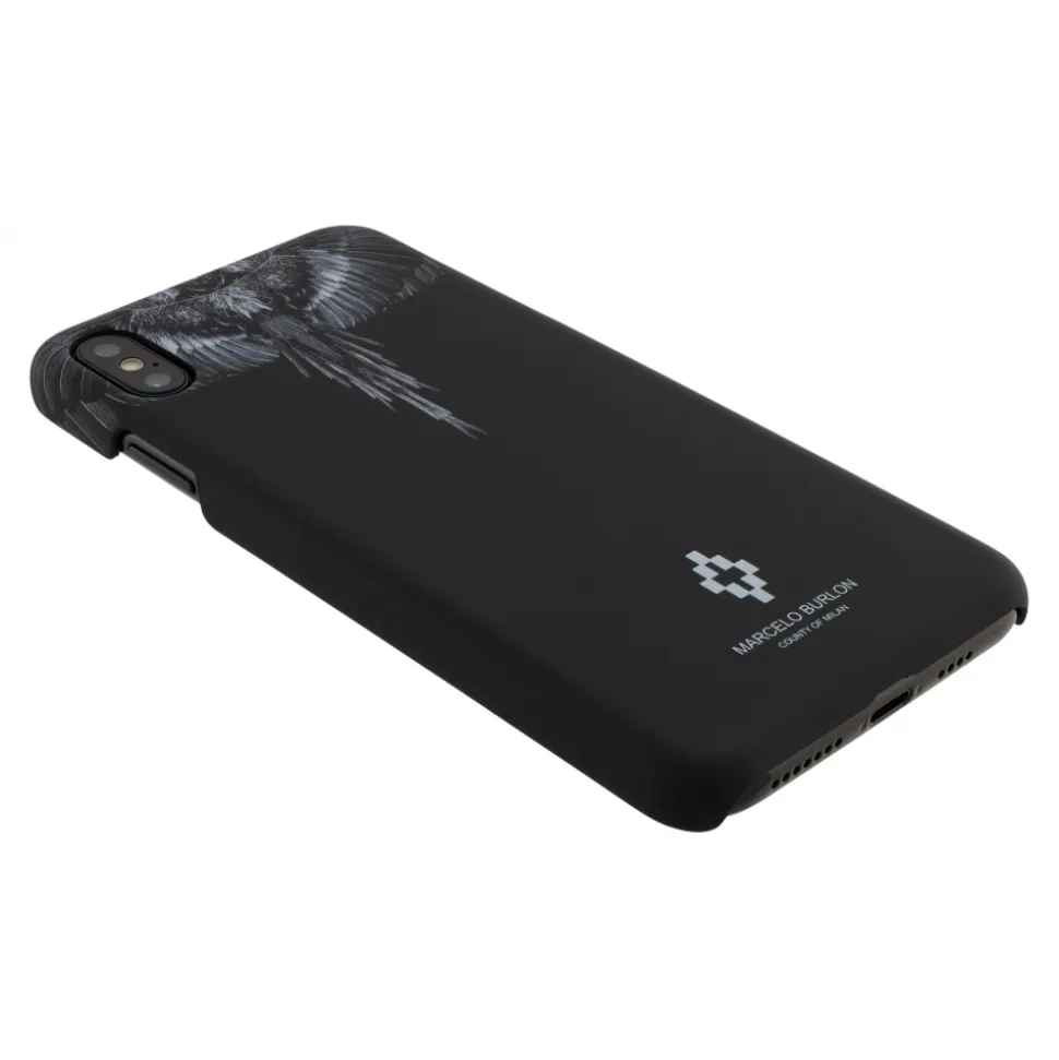 Marcelo Burlon - Silver Wings Cover - iPhone 11 Pro Max - Apple - County of Milan - Printed Case - Avvenice