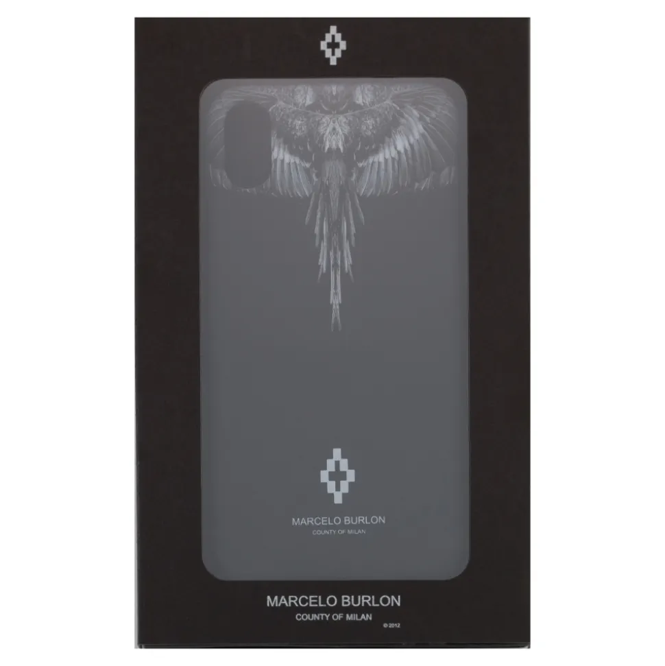 Marcelo Burlon - Silver Wings Cover - iPhone 11 Pro Max - Apple - County of Milan - Printed Case - Avvenice