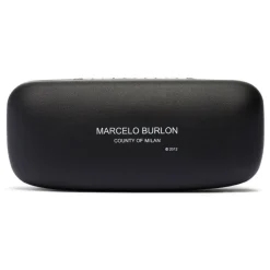 Marcelo Burlon - White Linda Farrow Edition Cut-Out Sunglasses - County of Milan - Marcelo Burlon Eyewear - Avvenice