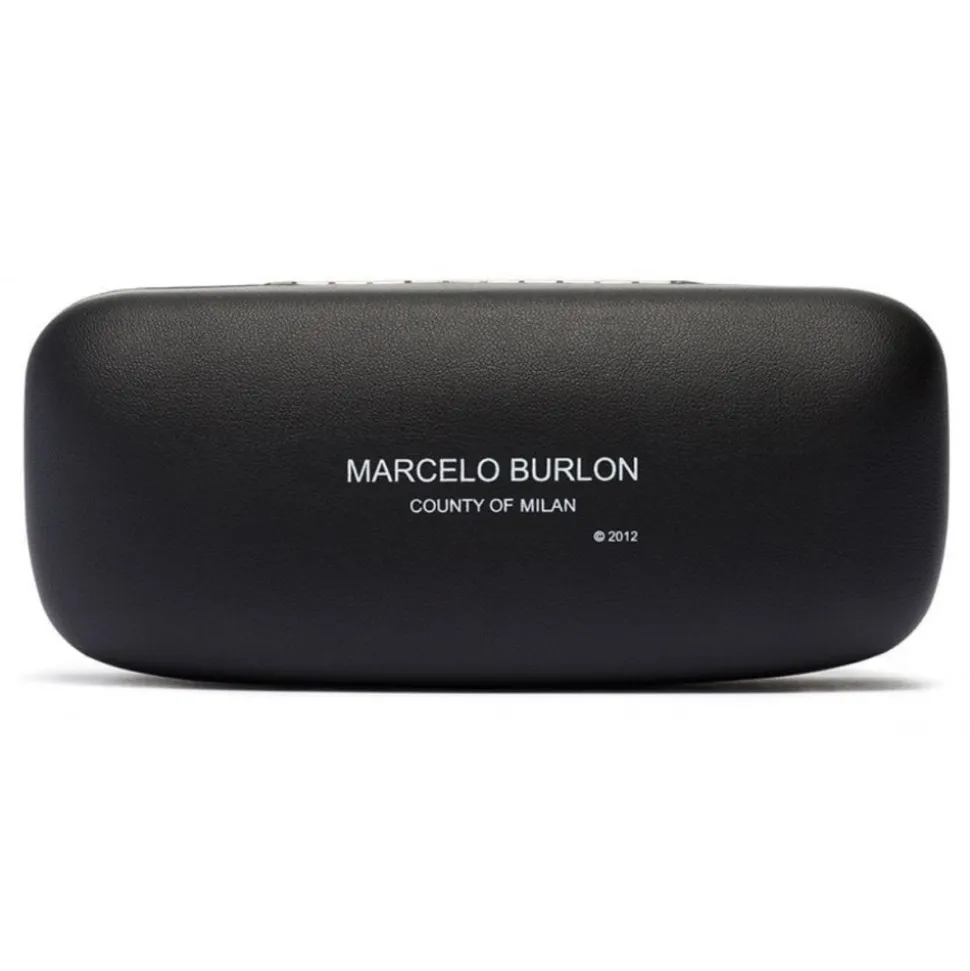 Marcelo Burlon - White Linda Farrow Edition Cut-Out Sunglasses - County of Milan - Marcelo Burlon Eyewear - Avvenice