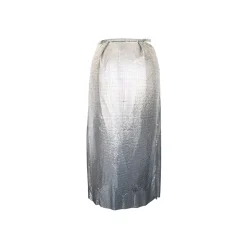 Margaux Avila - Birkin Skirt - Silver - Skirt - Made in Italy - Luxury Exclusive Collection - Avvenice