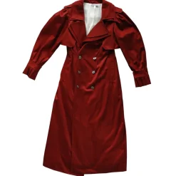 Margaux Avila - Coat - Red Brown - Jacket - Made in Italy - Luxury Exclusive Collection - Avvenice