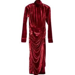Margaux Avila - Dress - Red - Dress - Made in Italy - Luxury Exclusive Collection - Avvenice
