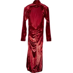Margaux Avila - Dress - Red - Dress - Made in Italy - Luxury Exclusive Collection - Avvenice