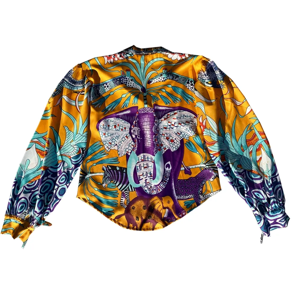 Margaux Avila - Sleeve Shirt - Mango - Shirt - Made in Italy - Luxury Exclusive Collection - Avvenice