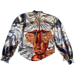 Margaux Avila - Sleeve Shirt - Creme - Shirt - Made in Italy - Luxury Exclusive Collection - Avvenice