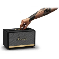 Marshall - Acton II - Voice Google - Black - Bluetooth Speaker - Iconic Classic Premium High Quality Speaker - Avvenice