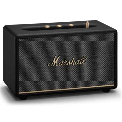 Marshall - Acton III - Black and Brass - Portable Bluetooth Speaker - Iconic Classic Premium High Quality Speaker - Avvenice