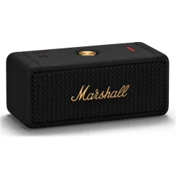 Marshall - Emberton - Black & Brass - Portable Bluetooth Speaker - Iconic Classic Premium High Quality Speaker - Avvenice