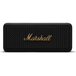 Marshall - Emberton - Black & Brass - Portable Bluetooth Speaker - Iconic Classic Premium High Quality Speaker - Avvenice