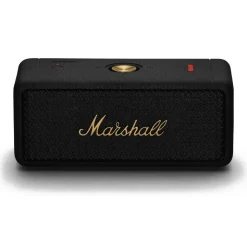 Marshall - Emberton II - Black and Brass - Portable Bluetooth Speaker - Iconic Classic Premium High Quality Speaker - Avvenice