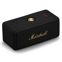 Marshall - Emberton II - Black and Brass - Portable Bluetooth Speaker - Iconic Classic Premium High Quality Speaker - Avvenice