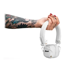 Marshall - Major III Bluetooth - White - Bluetooth Wireless Headphones - Iconic Classic Premium High Quality Headphones - Avvenice