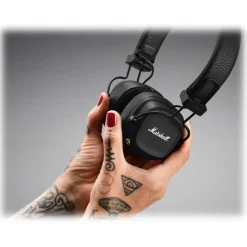 Marshall - Major IV - Black - Bluetooth Headphones - Iconic Classic Premium High Quality Headphones - Avvenice