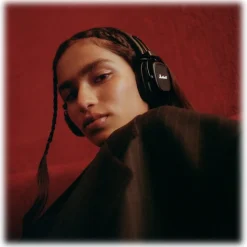 Marshall - Major V - Black - Bluetooth Headphone - Iconic Classic Premium High Quality Speaker - Avvenice