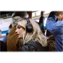 Marshall - Mid A.N.C. - Black - Bluetooth Wireless Headphones - Iconic Classic Premium High Quality Headphones - Avvenice