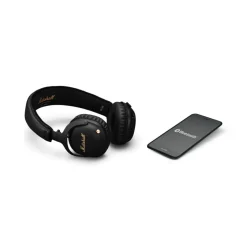 Marshall - Mid A.N.C. - Black - Bluetooth Wireless Headphones - Iconic Classic Premium High Quality Headphones - Avvenice