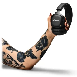 Marshall - Mid Bluetooth - Black - Bluetooth Wireless Headphones - Iconic Classic Premium High Quality Headphones - Avvenice