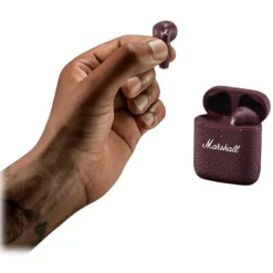 Marshall - Minor III - Burgundy - In-Ear Headphone - Iconic Classic Premium High Quality Speaker - Avvenice