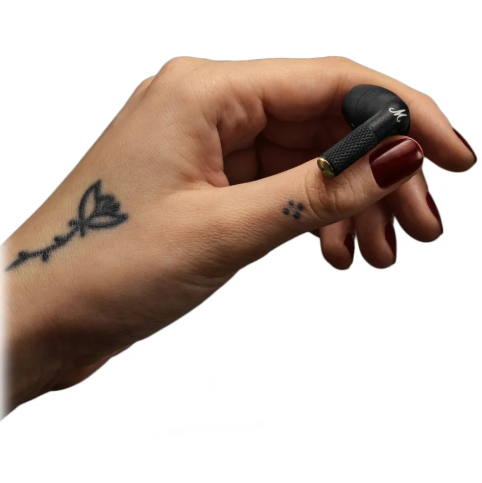 Marshall - Minor IV - Black - In-Ear Headphone - Iconic Classic Premium High Quality Speaker - Avvenice