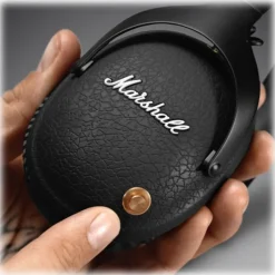 Marshall - Monitor Bluetooth - Black - Bluetooth Wireless Headphones - Iconic Classic Premium High Quality Headphones - Avvenice