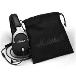 Marshall - Monitor Steel Edition - Black - Headphones - Iconic Classic Premium High Quality Headphones - Avvenice