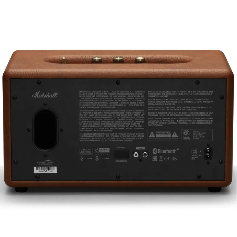 Marshall - Stanmore II - Brown - Bluetooth Speaker - Iconic Classic Premium High Quality Speaker - Avvenice