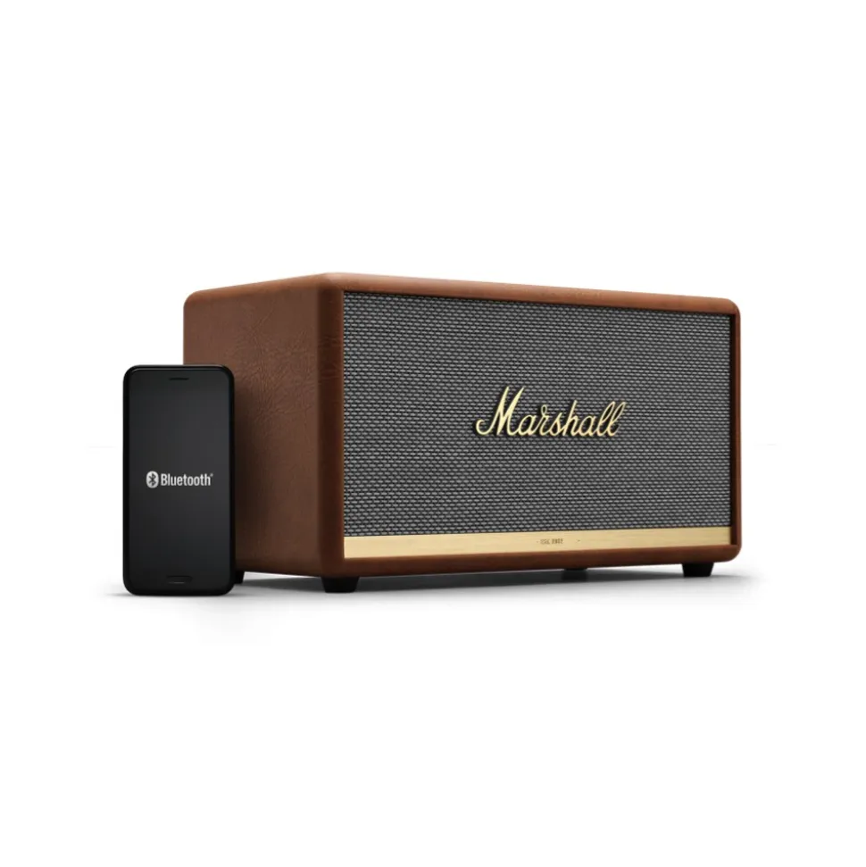 Marshall - Stanmore II - Brown - Bluetooth Speaker - Iconic Classic Premium High Quality Speaker - Avvenice