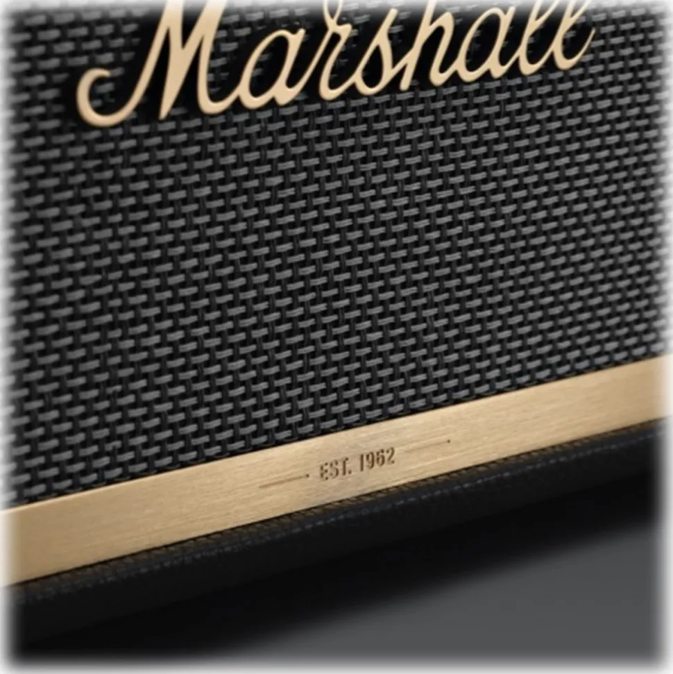 Marshall - Stanmore II - Voice Google - Black - Bluetooth Speaker - Iconic Classic Premium High Quality Speaker - Avvenice