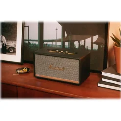 Marshall - Stanmore II - Voice Google - Black - Bluetooth Speaker - Iconic Classic Premium High Quality Speaker - Avvenice