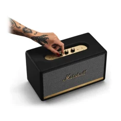 Marshall - Stanmore II - Voice Google - Black - Bluetooth Speaker - Iconic Classic Premium High Quality Speaker - Avvenice