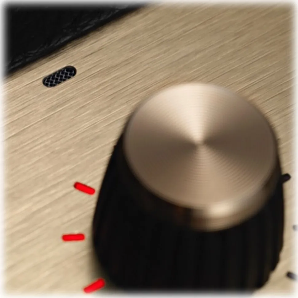 Marshall - Stanmore II - Voice Google - Black - Bluetooth Speaker - Iconic Classic Premium High Quality Speaker - Avvenice