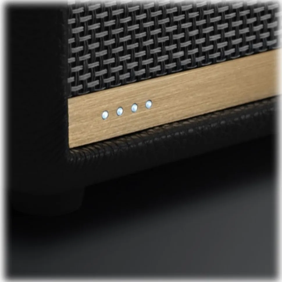 Marshall - Stanmore II - Voice Google - Black - Bluetooth Speaker - Iconic Classic Premium High Quality Speaker - Avvenice