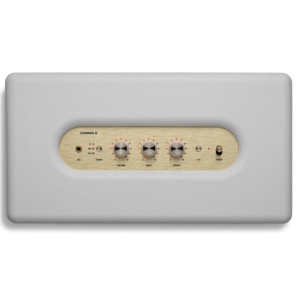 Marshall - Stanmore II - White - Bluetooth Speaker - Iconic Classic Premium High Quality Speaker - Avvenice