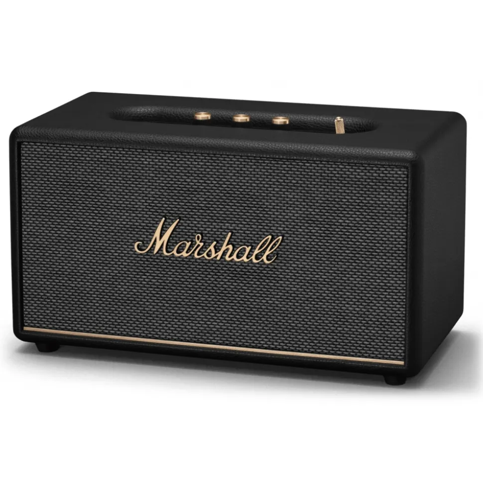 Marshall - Stanmore III - Black and Brass - Bluetooth Speaker - Iconic Classic Premium High Quality Speaker - Avvenice