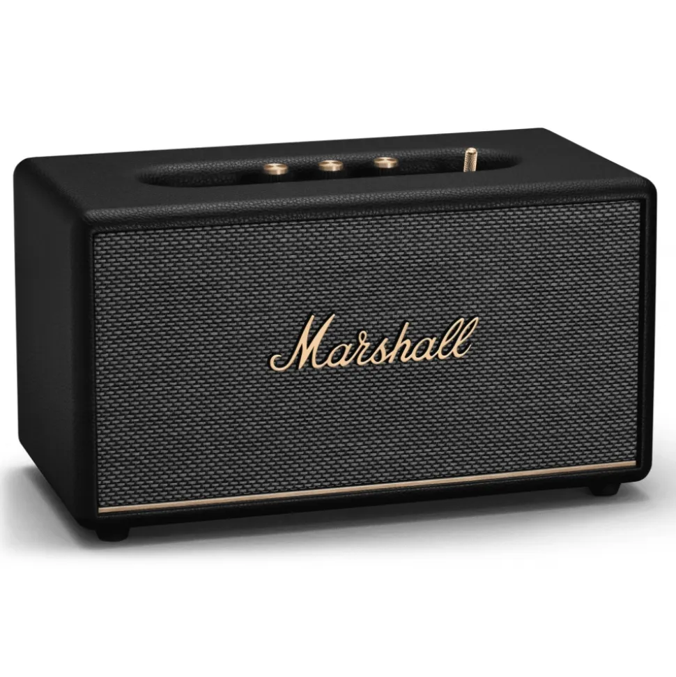 Marshall - Stanmore III - Black and Brass - Bluetooth Speaker - Iconic Classic Premium High Quality Speaker - Avvenice