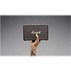 Marshall - Stockwell - Black - Bluetooth Speaker - Iconic Classic Premium High Quality Speaker - Avvenice