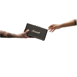 Marshall - Stockwell - Black - Bluetooth Speaker - Iconic Classic Premium High Quality Speaker - Avvenice