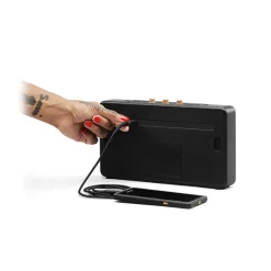 Marshall - Stockwell - Black - Bluetooth Speaker - Iconic Classic Premium High Quality Speaker - Avvenice