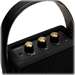 Marshall - Stockwell II - Black Brass - Portable Bluetooth Speaker - Iconic Classic Premium High Quality Speaker - Avvenice