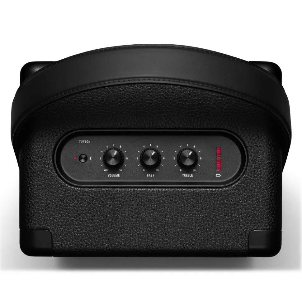 Marshall - Tufton - Black - Portable Bluetooth Speaker - Iconic Classic Premium High Quality Speaker - Avvenice