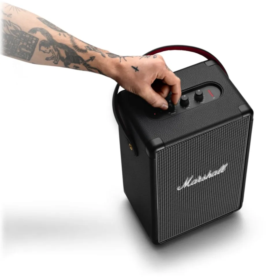 Marshall - Tufton - Black - Portable Bluetooth Speaker - Iconic Classic Premium High Quality Speaker - Avvenice
