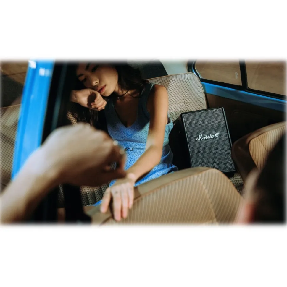 Marshall - Tufton - Black - Portable Bluetooth Speaker - Iconic Classic Premium High Quality Speaker - Avvenice