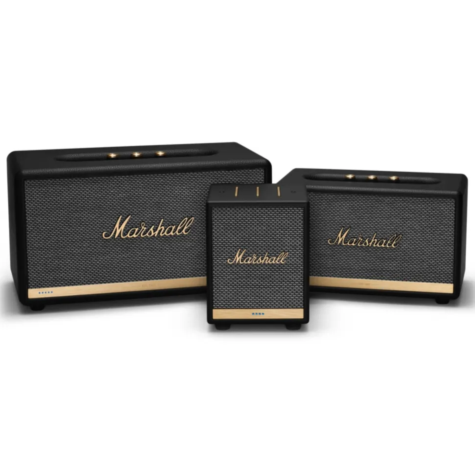 Marshall - Uxbridge Voice with Amazon Alexa - Black - Portable Bluetooth Speaker - Iconic Classic Premium High Quality Speaker - Avvenice