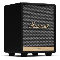 Marshall - Uxbridge Voice with Google Assistant - Black - Portable Bluetooth Speaker - Iconic Premium High Quality Speaker - Avvenice
