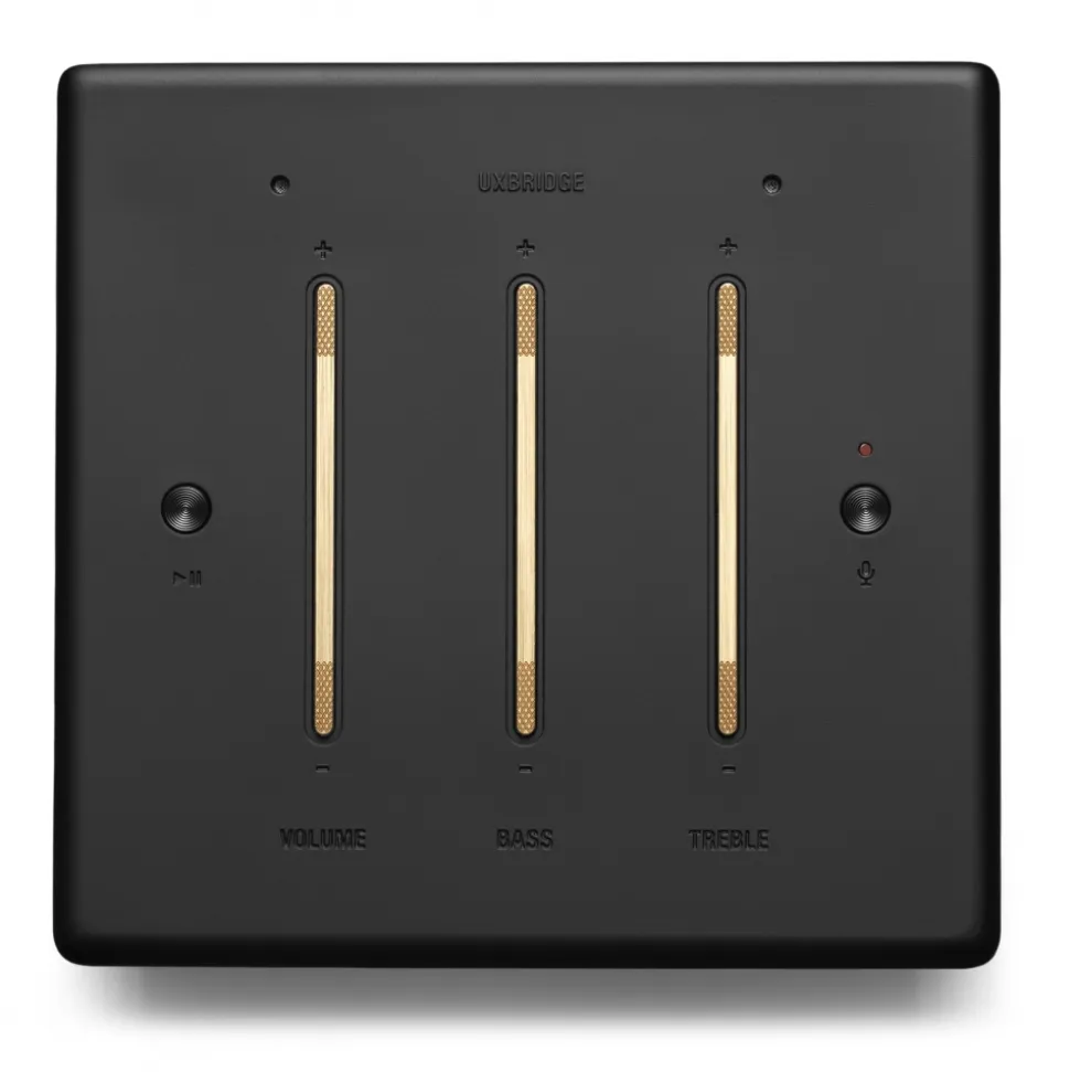 Marshall - Uxbridge Voice with Google Assistant - Black - Portable Bluetooth Speaker - Iconic Premium High Quality Speaker - Avvenice