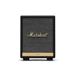 Marshall - Uxbridge Voice with Google Assistant - Black - Portable Bluetooth Speaker - Iconic Premium High Quality Speaker - Avvenice