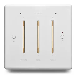 Marshall - Uxbridge Voice with Google Assistant - White - Portable Bluetooth Speaker - Iconic Premium High Quality Speaker - Avvenice